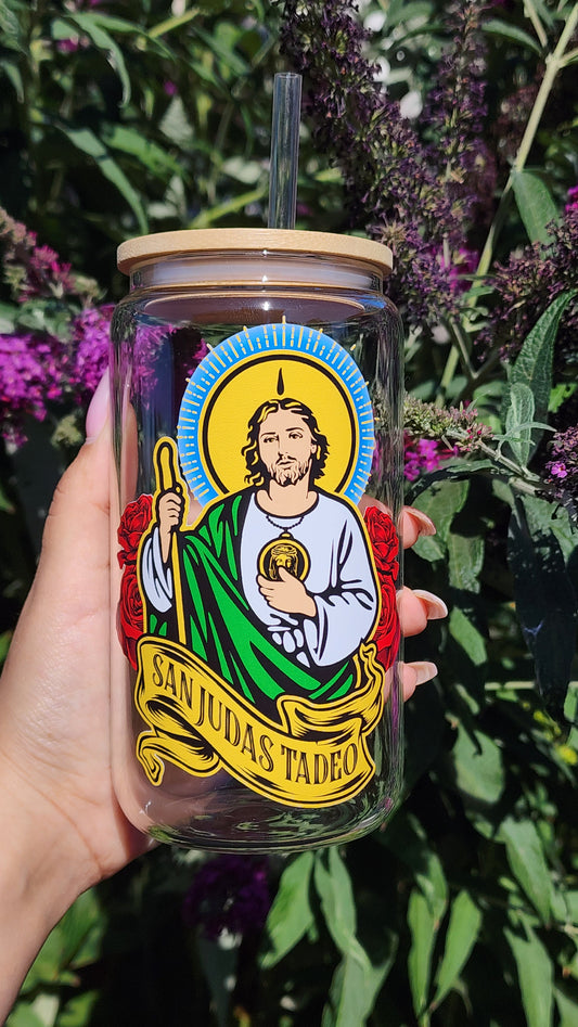 San Judas Glass Cup