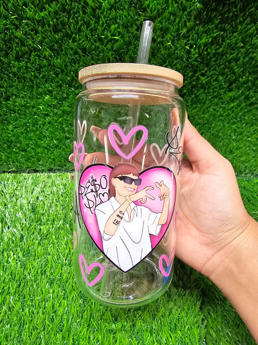 PP Pink Glass Cup