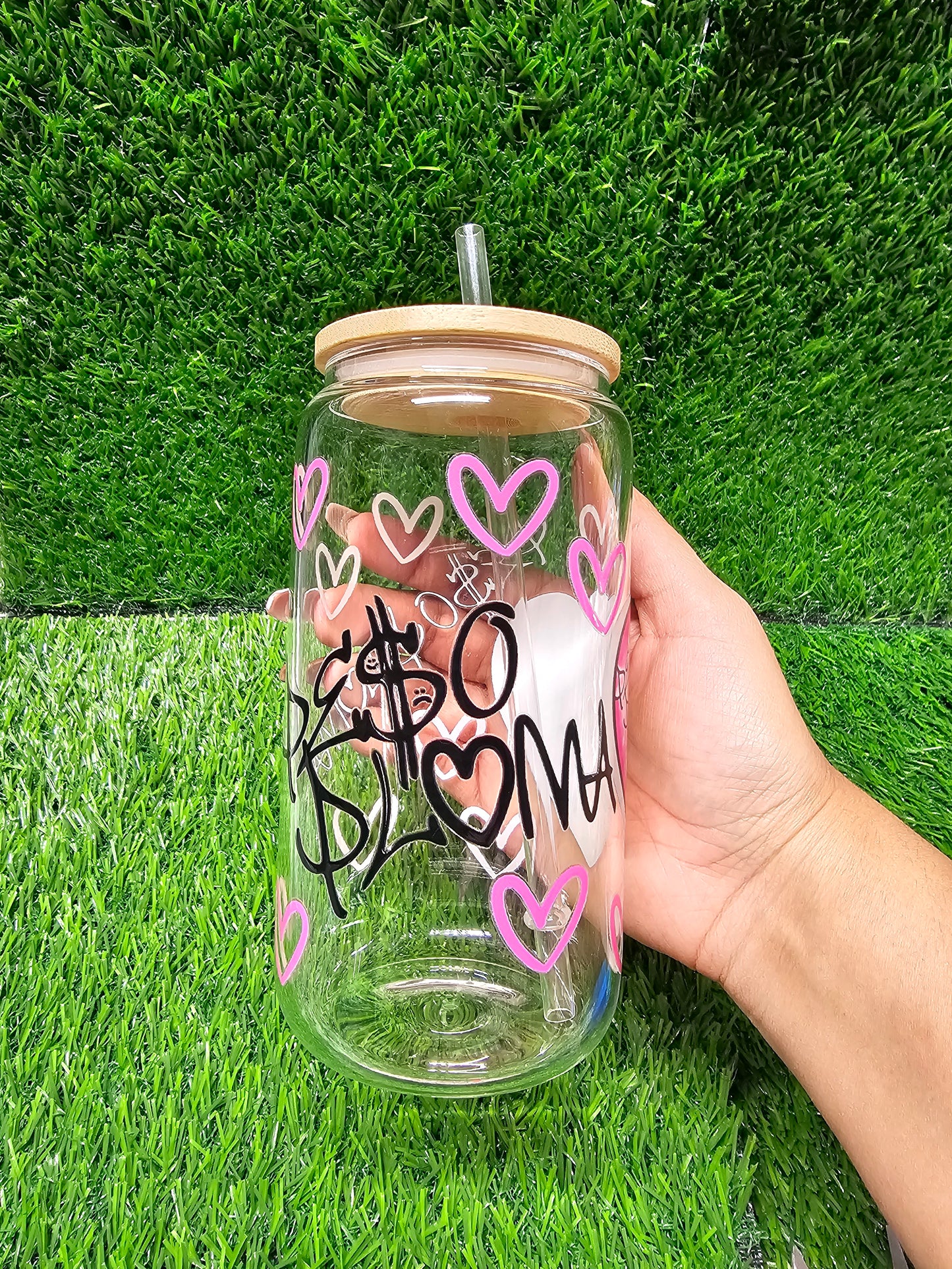 PP Pink Glass Cup